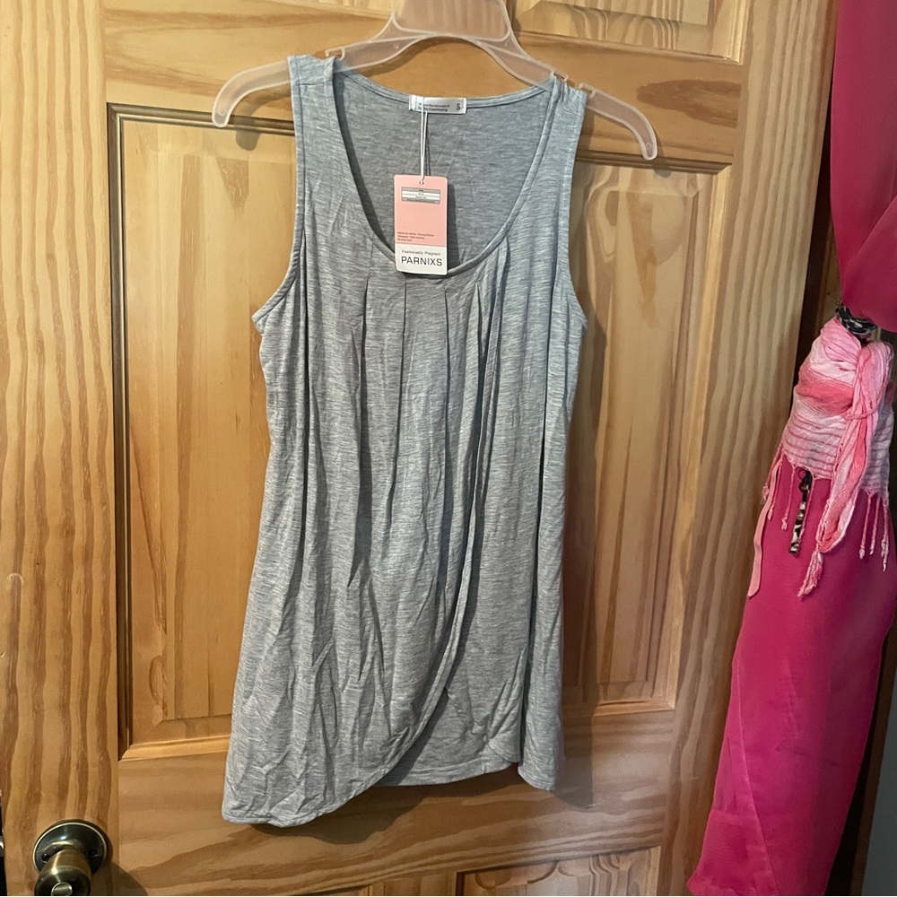 Parnixs Maternity Gray Women's Top